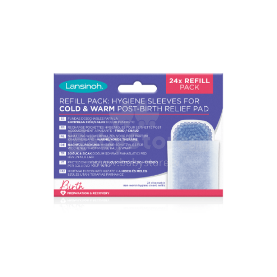 Lansinoh Cold & Warm Post-Birth Relief Pad Sleeve Refill   Art.69117 sanitary pads for postpartum use 24 pcs.,