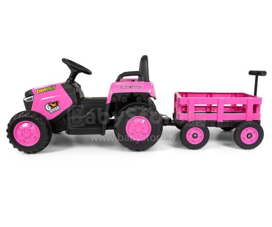 MILLY MALLY 6835 Akumulatora transportlīdzeklis Rolly Pink (12V akumulators)
