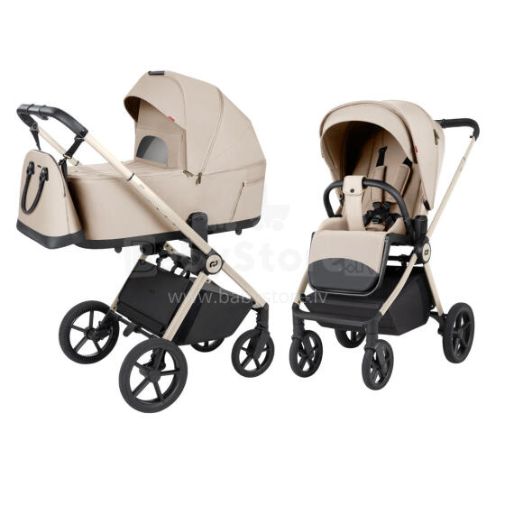 Детская коляска 2в1 CARRELLO Ultra F CRL-6556 Полярный беж