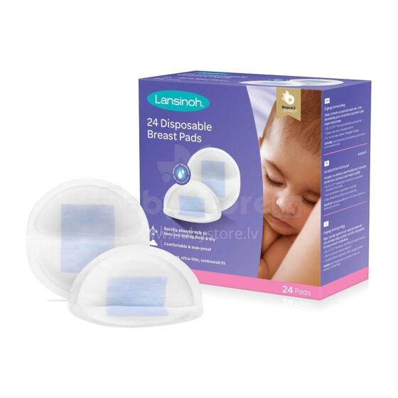 Lansinoh Disposable Breast Pads Art.20054 disposable bra pads, 24 pcs