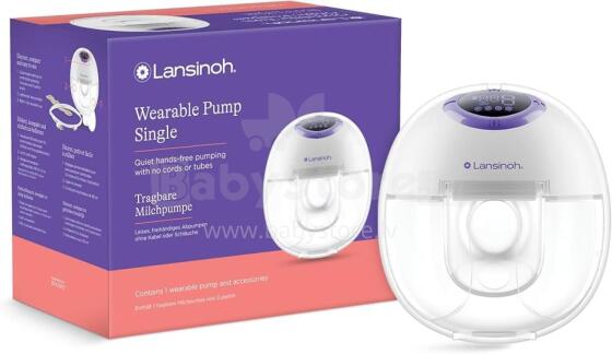 Lansinoh Single Wearable Pump Art.54072 Electric Breast Pump Double