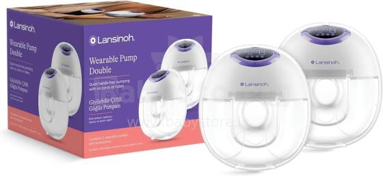 Lansinoh Double Wearable Pump Art.53752 Electric Breast Pump Double