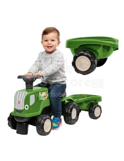FALK Ride-On Tractor with Trailer Birdy Farm Green 1-3 Years