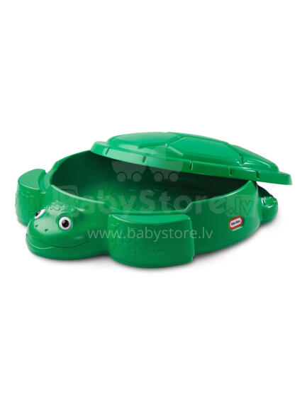 LITTLE TIKES Turtle Sandbox Toy Storage with Lid