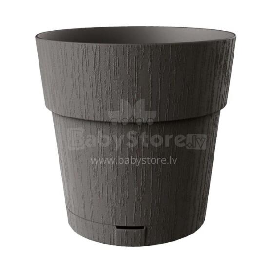 Flower pot with tray Ethica &Oslash;40x39cm gray