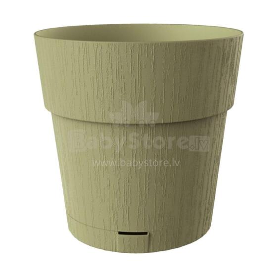 Flower pot with tray Ethica &Oslash;40x39cm green