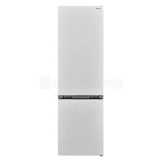 SHARP ledusskapis ar saldētavu, 288l, 180 cm, balts