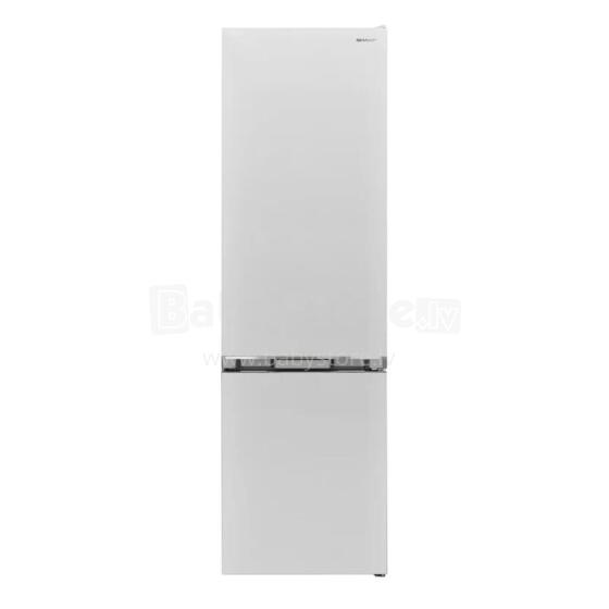 SHARP ledusskapis ar saldētavu, 269l, 180 cm, balts