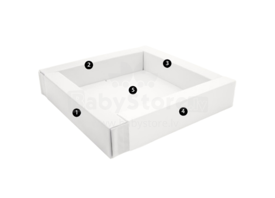 Square Ball Pit – CUSTOM COLOUR Soft Play Sensory Ball Pit for Toddlers (Indoor & Outdoor Use)