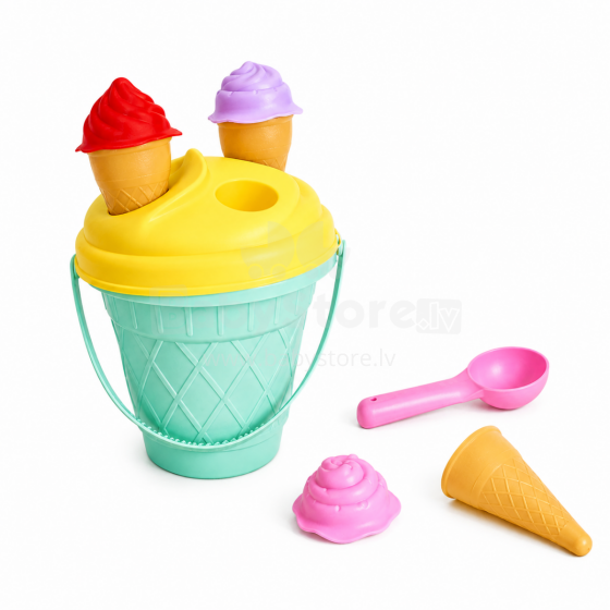 Bebe Basic Sand Toys Ice Art.290212 Fruit themed sand toys - 5 pcs