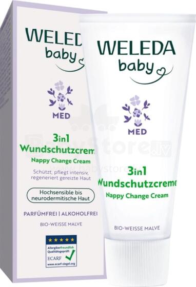 Weleda 3 in 1 Nappy Cream Art.9040 Крем от опрелостей  3-в-1, 50 мл