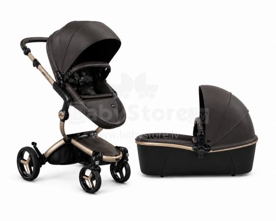 Mima Xari Max Art.290218 Сhampagne Chocolate  Exclusive set: stroller unit, chassis and carrycot