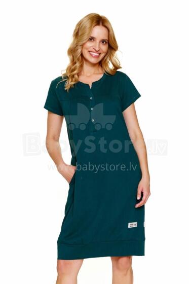 Doctornap  Cotton Night Dress Art.4348 Emerald