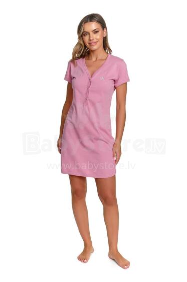 Doctornap  Cotton Night Dress Art.TCB.9505.BLUSH_ROSE.S.01 Cotton nightgown for pregnant/nursing