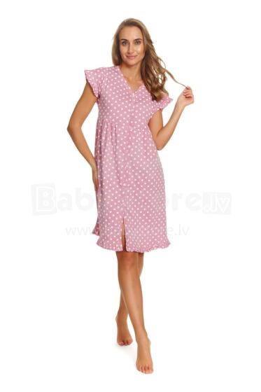 Doctornap  Cotton Night Dress Art.TCB.7455.HEARTS.S.01 Kokvilnas naktskrekliņš grūtniecēm/barošanai