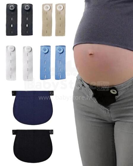 Kidsworld Waistband extensions Art.290387  Pack of 10 trouser waistband extensions, buttons, trouser extensions, pregnancy