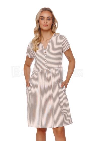 Doctornap  Cotton Night Dress Art.TCB.9928.STRIPES Хлопковая ночная рубашка для беременных/кормления