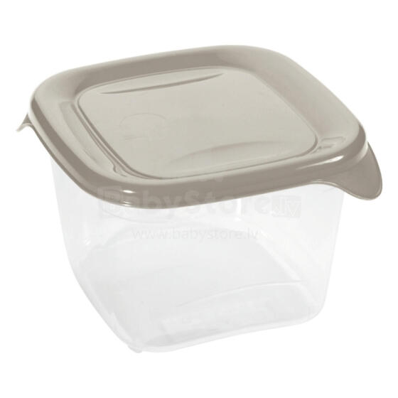 Square food container 1.2L Fresh&amp;amp;Go beige