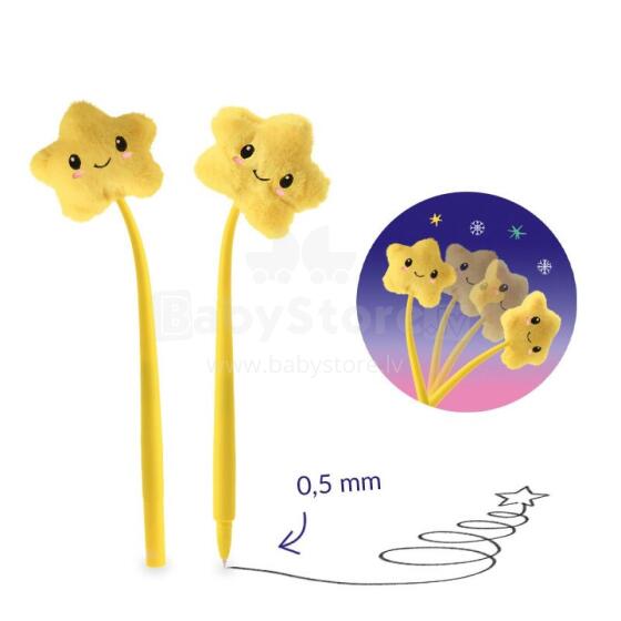 Make a Wish - Fineliner plush wiggle star, 0.5 mm line width