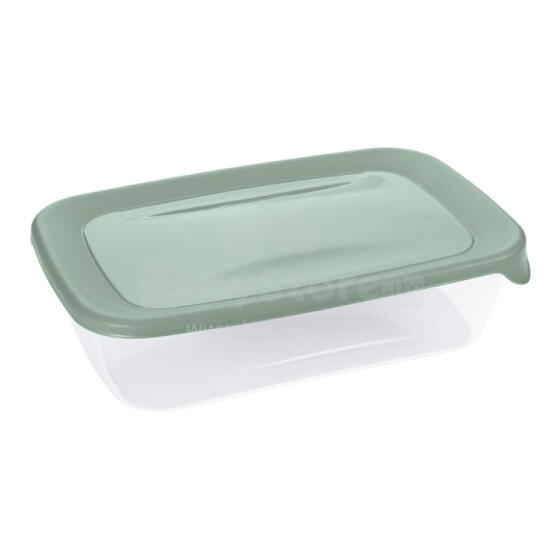 Food container rectangle 1L Fresh&amp;amp;Go green