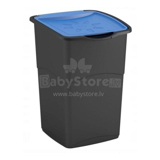 Waste bin Koral BIn 47L black/blue
