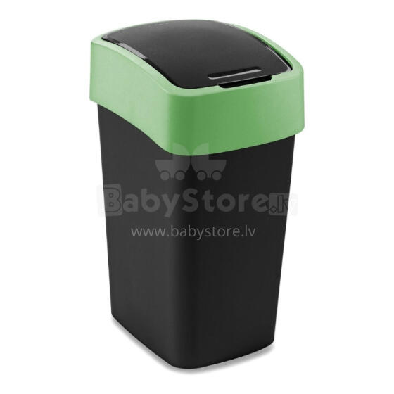 Waste bin Flip Bin 25L black/green
