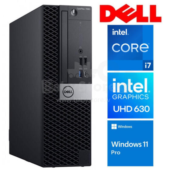 DELL 7060 SFF i7-8700 16GB 512SSD M.2 NVME WIN11Pro