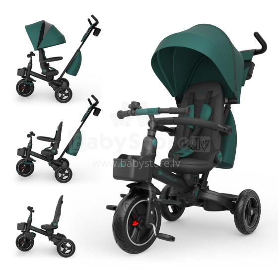 KINDERCRAFT tricycle SPINSTEP 2 Plus, green, KRSPST02GREPL00
