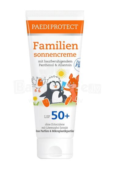 Paediprotect Family Sun Cream SPF 50+ Art.290778 Sunscreen cream SPF50+ for babies and infants, 200 ml