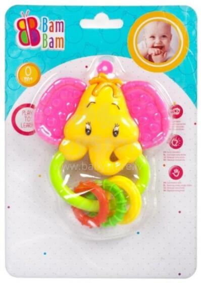 BAM BAM 414262 Elephant Rattle
