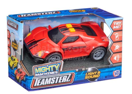 TEAMSTERZ Mighty Machines superauto ar gaismu un skaņu, 12,5 cm