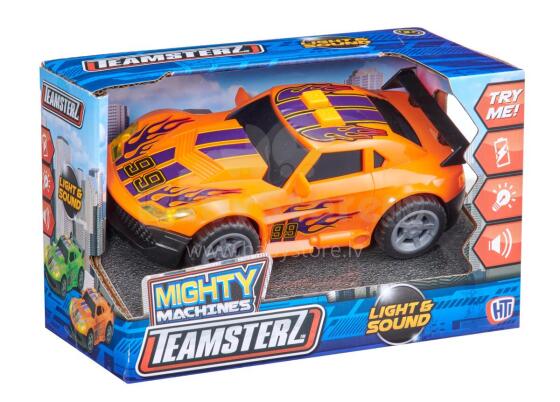 TEAMSTERZ Mighty Machines ielas auto ar gaismu un skaņu, 12,5 cm