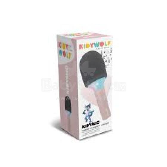 KIDYWOLF multifunction microphone with speaker, pink, KIDYMIC-PI