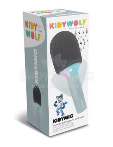 KIDYWOLF multifunctional microphone with speaker, green, KIDYMIC-GR