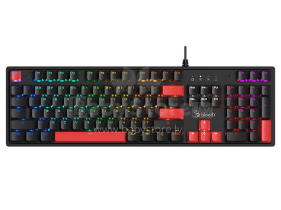 A4Tech 47737 Bloody S520N Fire Black (BLMS RED Plus Switch)