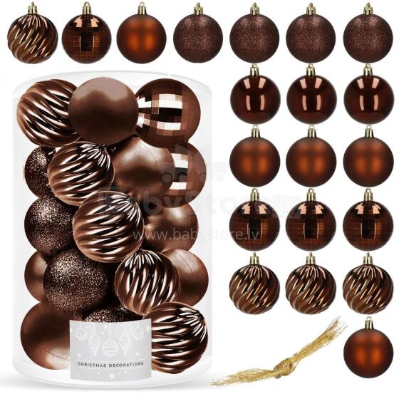 Christmas Tree Ornament Set Springos CA1138 6 cm 20 pcs