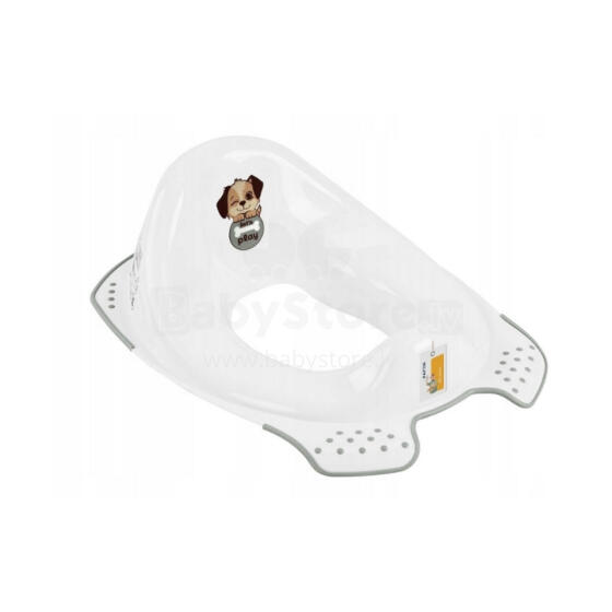 Toilet training seat with anti-slip function Ewa &amp;quot;Dogs&amp;quot; 30x40x15cm white