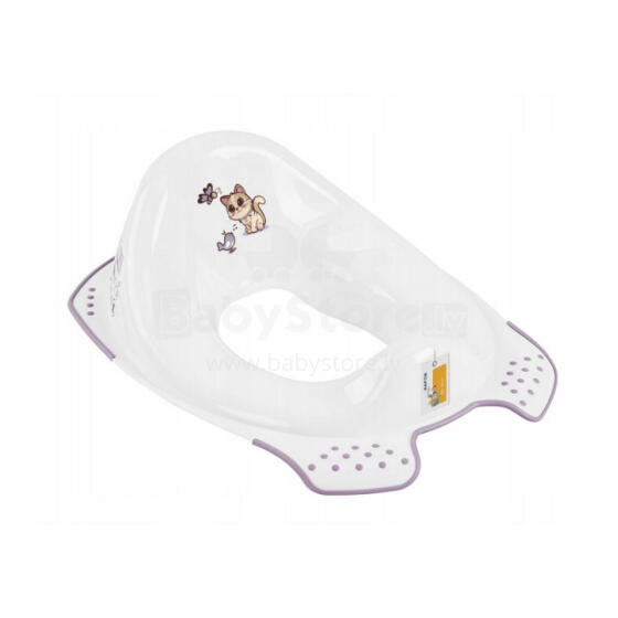 Toilet training seat with anti-slip function Ewa &ldquo;Cats&rdquo; 30x40x15cm white