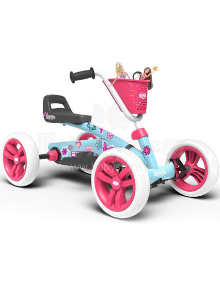 BERG Pedal Go-Kart Buzzy Bloom Quiet Wheels 2-5 Years Up to 30 kg