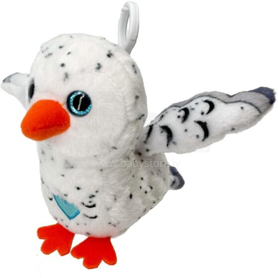 HAPPY YAPPERS interactive plush toy White Owl, 9402
