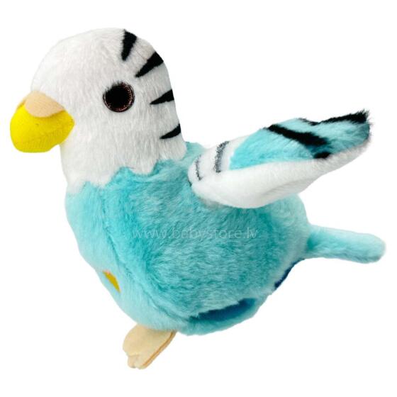 HAPPY YAPPERS interactive plush toy Parrott Turquoise, 9404