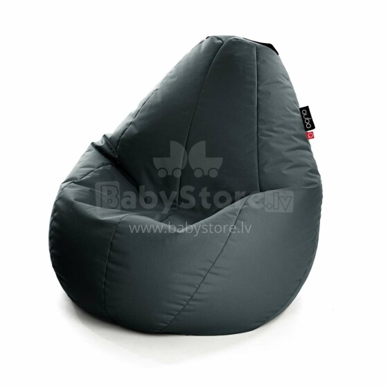 Qubo™ Comfort 90 Graphite Pop Art.29122  Кресло мешок бин бег (bean bag), кресло груша, пуф