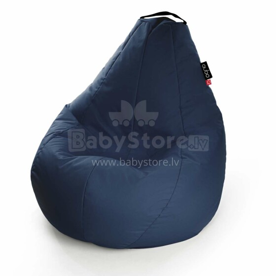 Qubo™ Comfort 120 Blueberry Pop Art.29126 Augstas kvalitātes krēsls Bean Bag