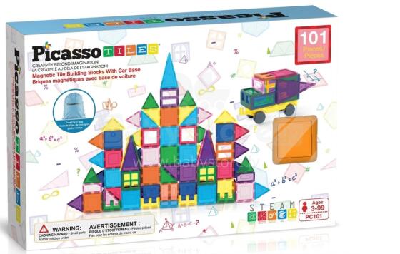 PICASSO TILES Magnetic Construction Set 101 pcs, PC101