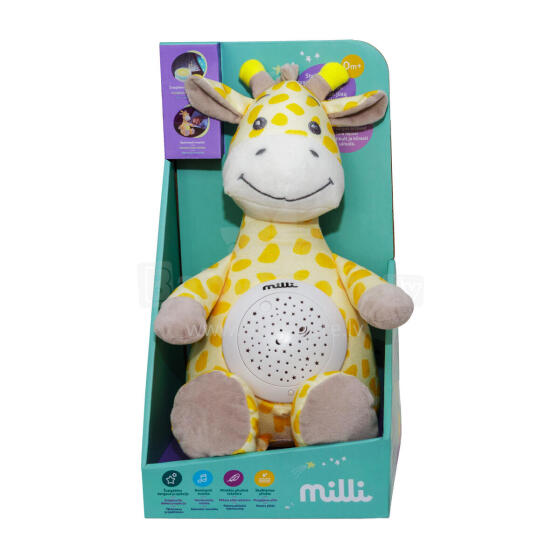 MILLI soft musical projector giraffe, FM666-41