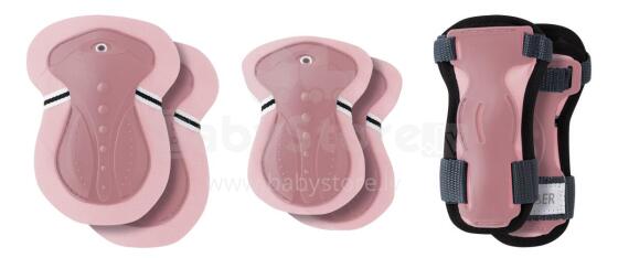 GLOBBER knee and elbow pad set, pink, JUNIOR XS, 541-210