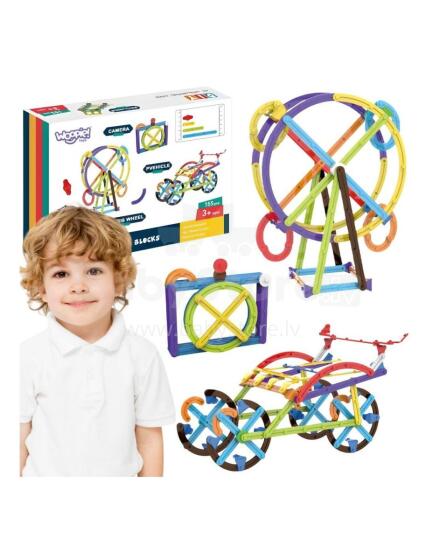 WOOPIE 3D Educational Mathematical Construction Blocks 155 pcs