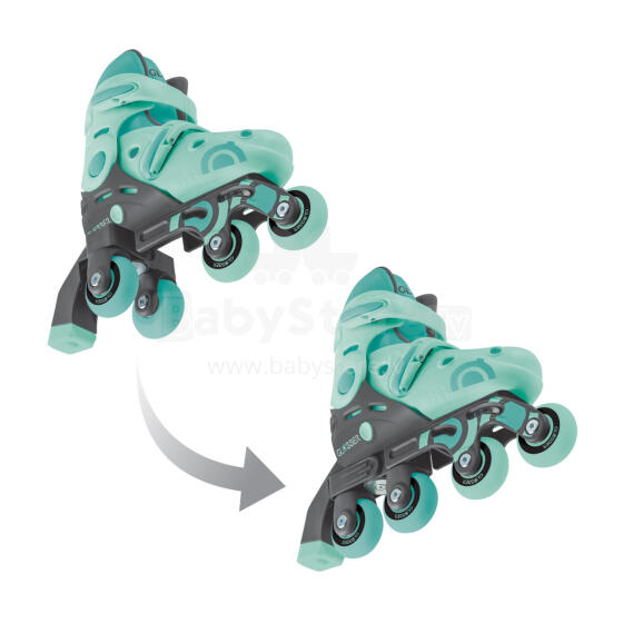 GLOBBER roller skates Learning Skates 2 in 1, size 30–33, mint green, 783-206
