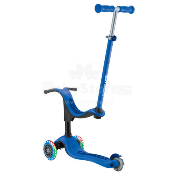 GLOBBER scooter Go Up Sporty Lights, dark blue, 452-600-4 S