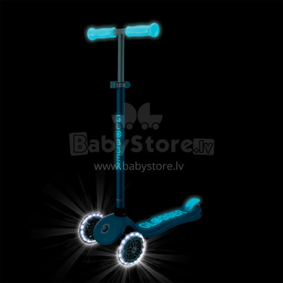 GLOBBER scooter Primo Plus Glow Lights, blue, 443-100